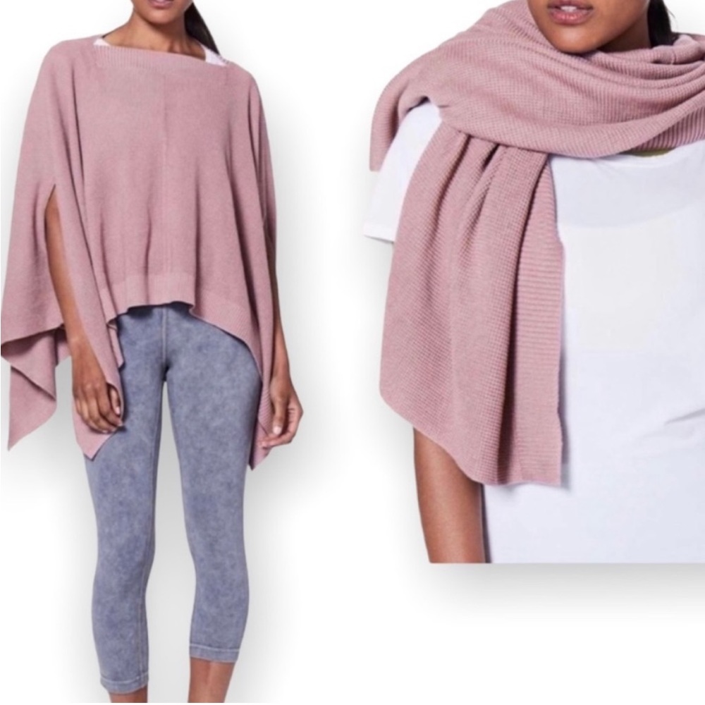 Lululemon Forward Flow 2 way Cape Poncho Light Mauve OS